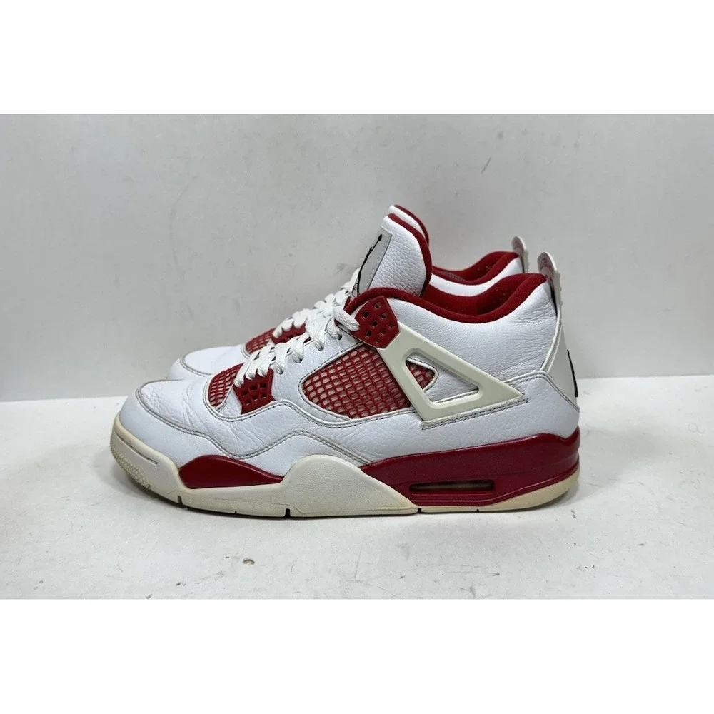 Nike Air Jordan 4 Retro Alternate 89 Sneakers Mens Size 11 Red White 308497-106